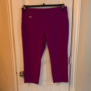 Alfani Women's Fuchsia Capris